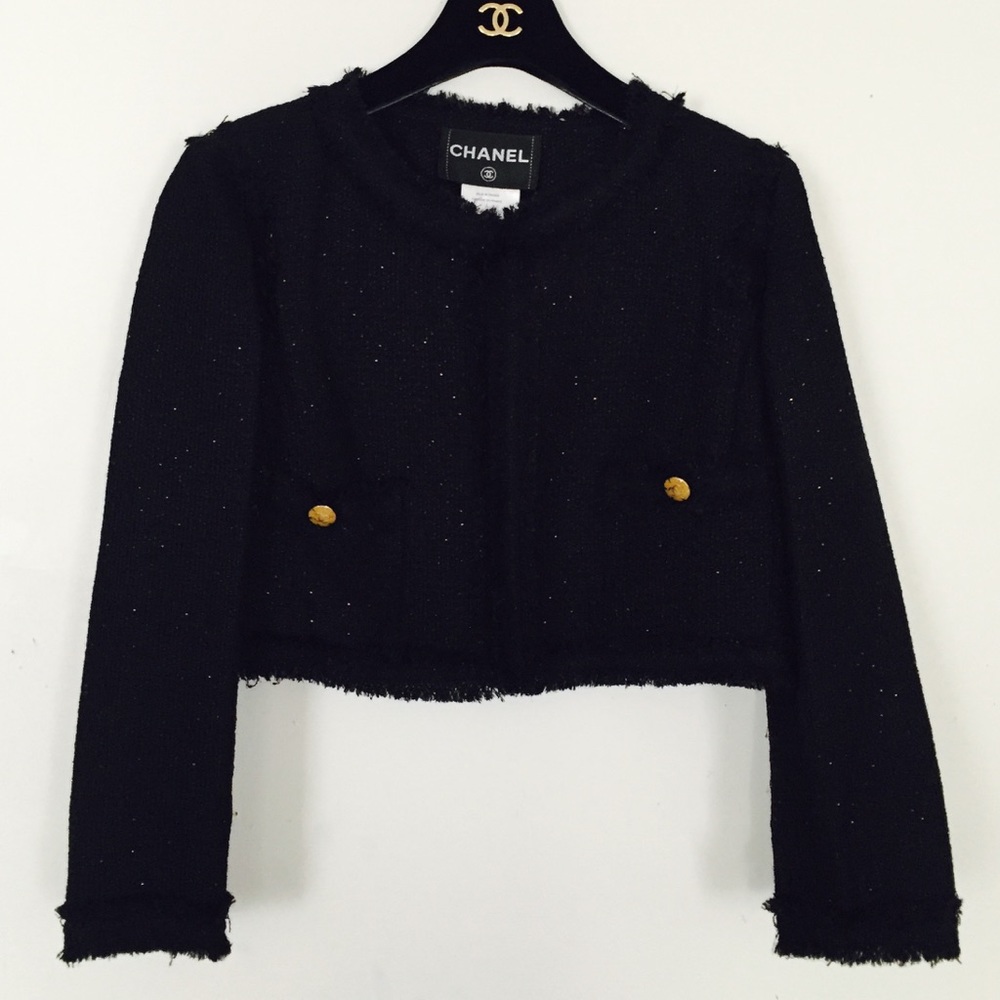 Chanel Little Black Jacket FR42 - Picture 3 of 10